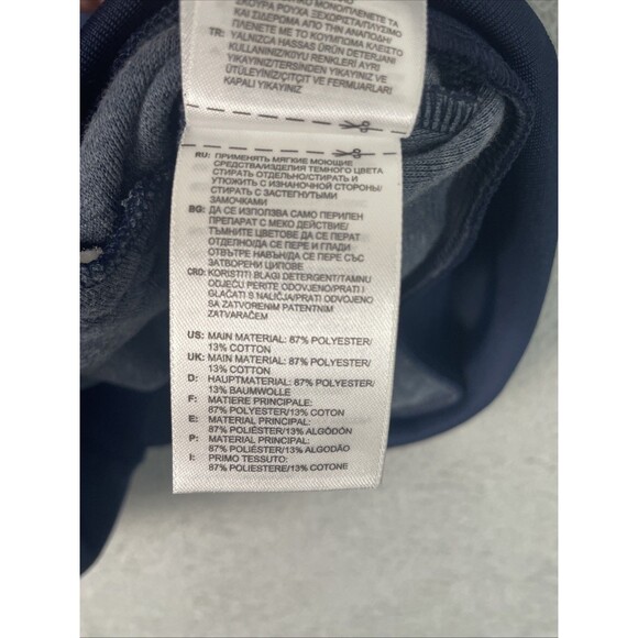 Vintage Adidas Original Superstar Track Jacket Mens 2XL Navy Blue AB9715 NWT - Picture 10 of 11